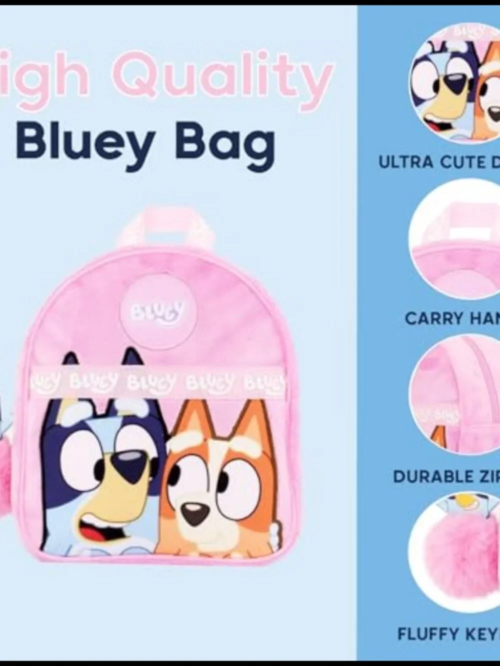 Kids Fluffy Fur Mini Backpack Travel Purse School Bag